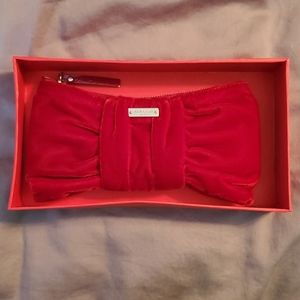 Kate Spade Red Velvet Clutch